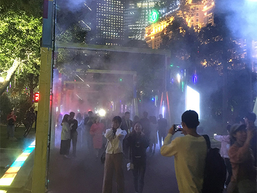 广州国际灯光节2018多重维度造雾造景项目